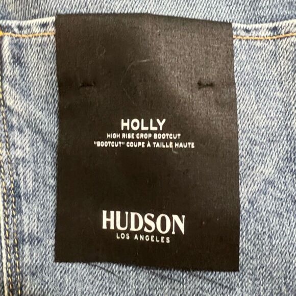 Hudson Holly High-Rise Crop Bootcut Jeans – Size 29 - Picture 3 of 7